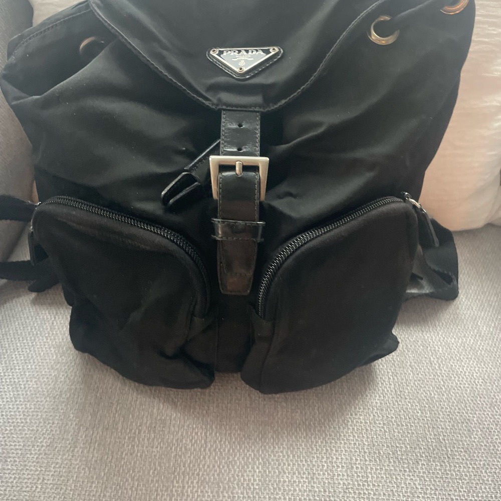 Authentic product small nylon mini backpack
